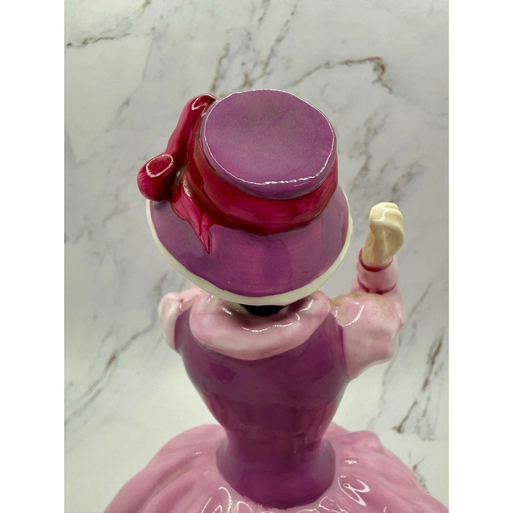 Royal Doulton Lady Pamela HN 2718 Pink Magenta Bone China Figurine England 1973